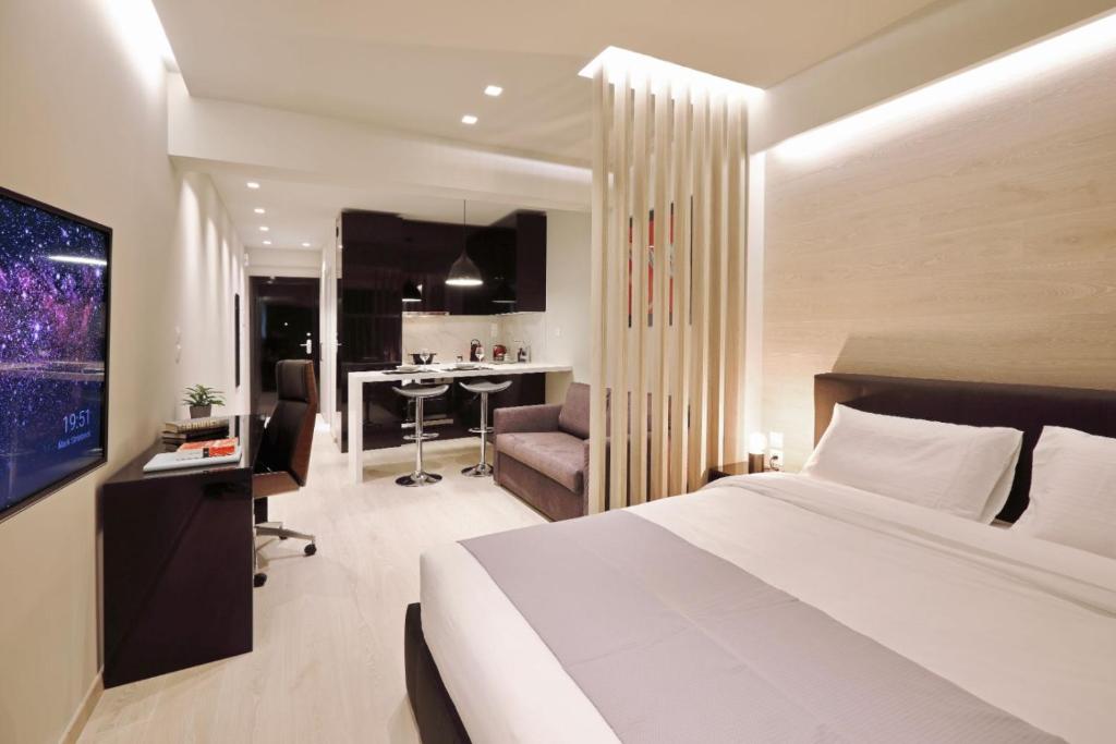 Ένα ή περισσότερα κρεβάτια σε δωμάτιο στο Segundo Molo Suites