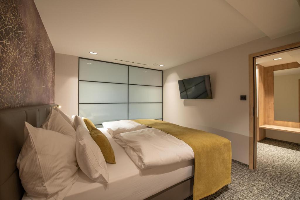 Postel nebo postele na pokoji v ubytování Ohles Lifestyle Guesthouse