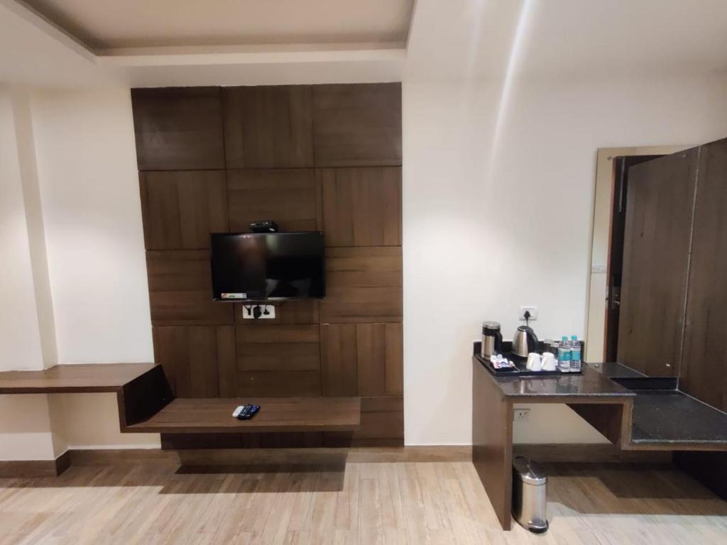 TV a/nebo společenská místnost v ubytování Hotel D SilverLeaf