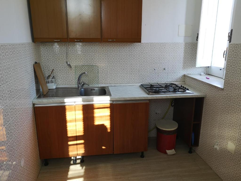 Kuchyň nebo kuchyňský kout v ubytování Casa Vittorio B&b