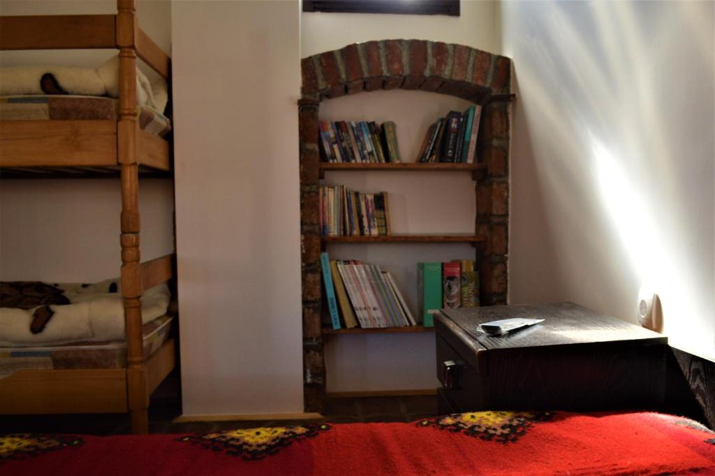 Knihovna v apartmánu