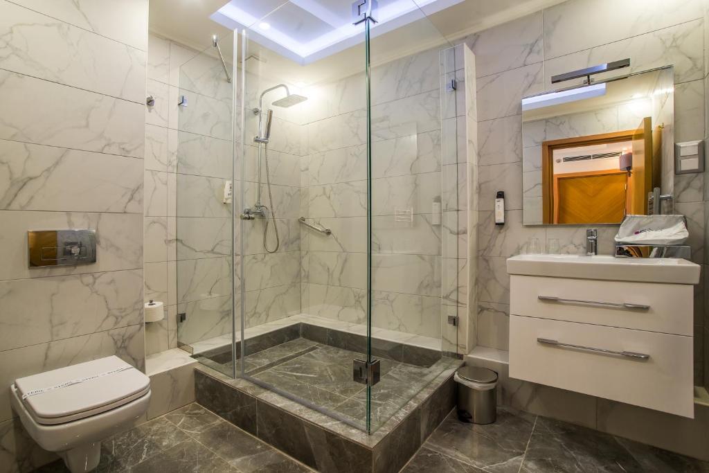 Koupelna v ubytování Marmara Hotel Budapest
