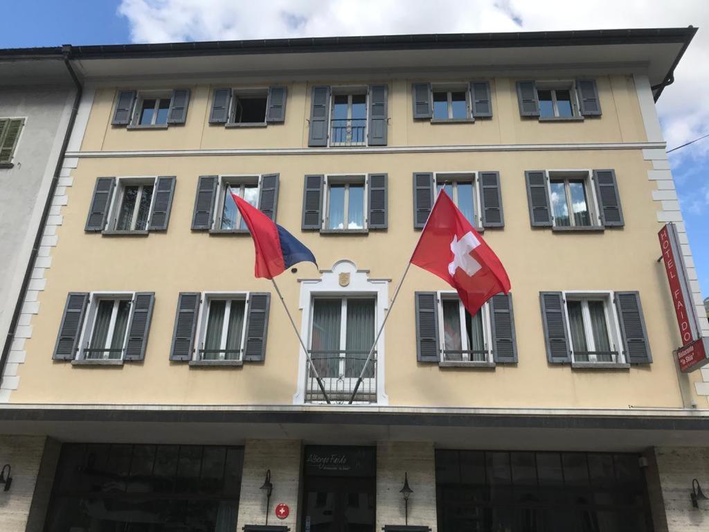 Das Gebäude in dem sich das Gasthaus befindet