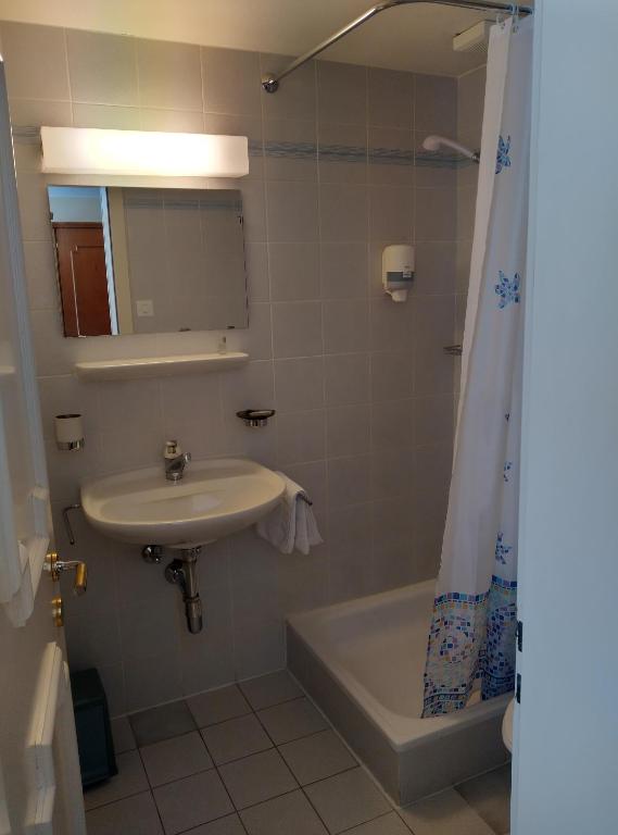 Ein Badezimmer in der Unterkunft Albergo Faido