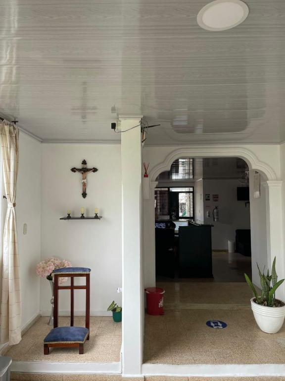 Kuchyň nebo kuchyňský kout v ubytování BOUTIQUE HOTEL BALOP Valledupar