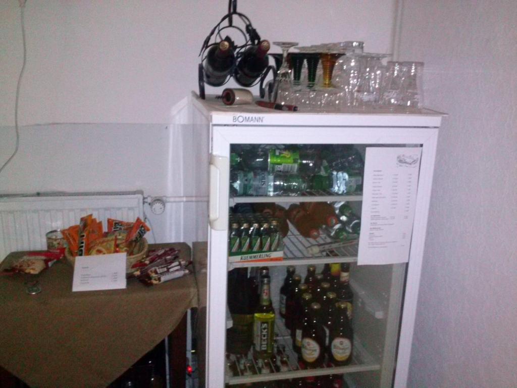 Nápoje v ubytování Hotel Garni am Bowenberg