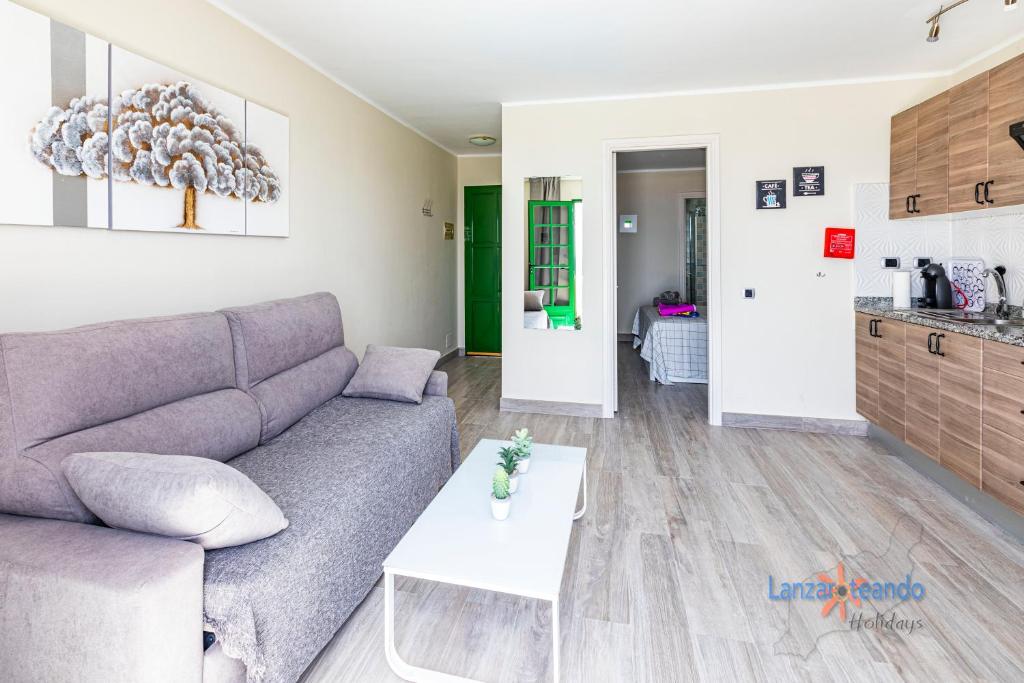 Kuchyň nebo kuchyňský kout v ubytování Vivienda Vacacional BelleVue