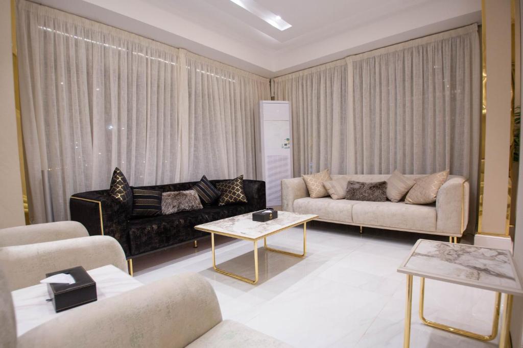 Posezení v ubytování فندق قوبا السويس - Quba Swess Hotel Jazan