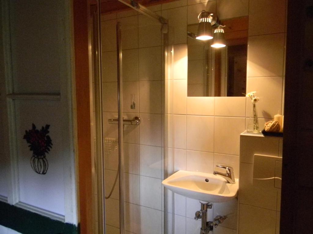 Kúpeľňa v ubytovaní Hüttenferien Köberlhof
