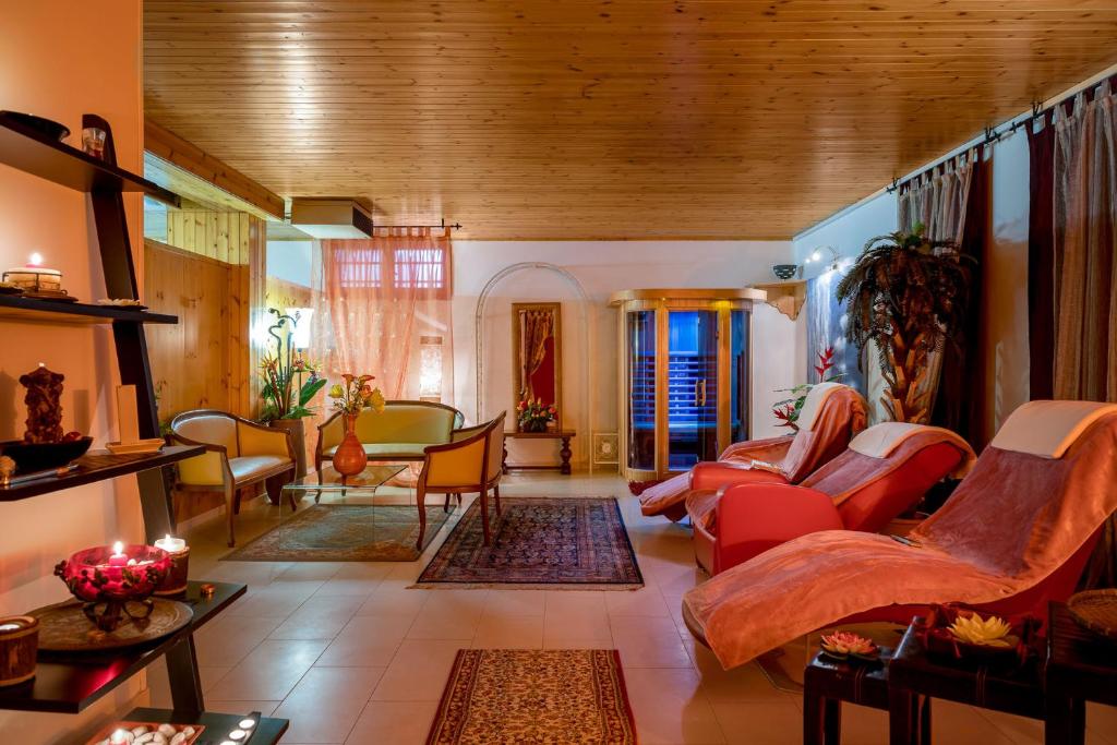 Posezení v ubytování Hotel Apollo