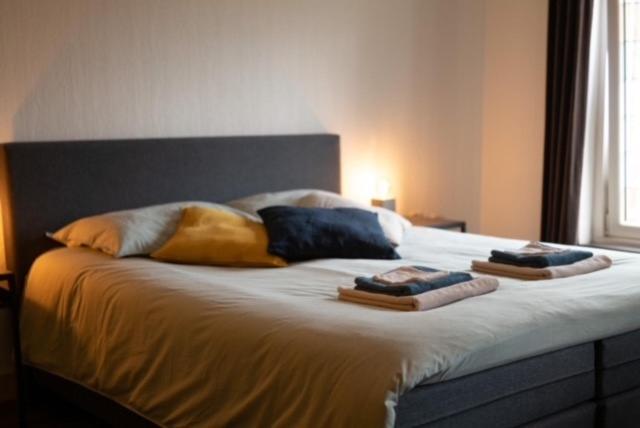 Postel nebo postele na pokoji v ubytování Blief bie de Mam