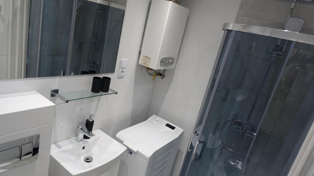 Kúpeľňa v ubytovaní Apartament Jakubek