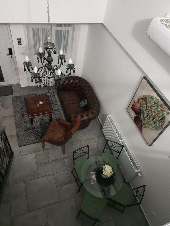 Posezení v ubytování Central Luxury Apartments