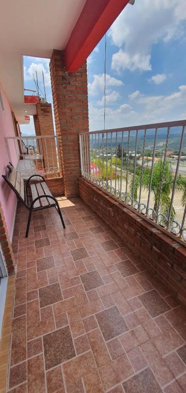 Balkón nebo terasa v ubytování Hotel El Rancherito