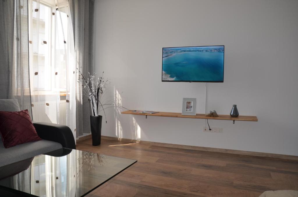 TV i/ili multimedijalni sistem u objektu Vega - Free Parking - Self Checkin