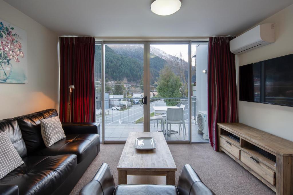 Posezení v ubytování The Whistler Holiday Apartments