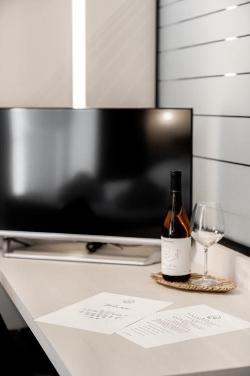 TV a/nebo společenská místnost v ubytování PALAZZO CIOTTI