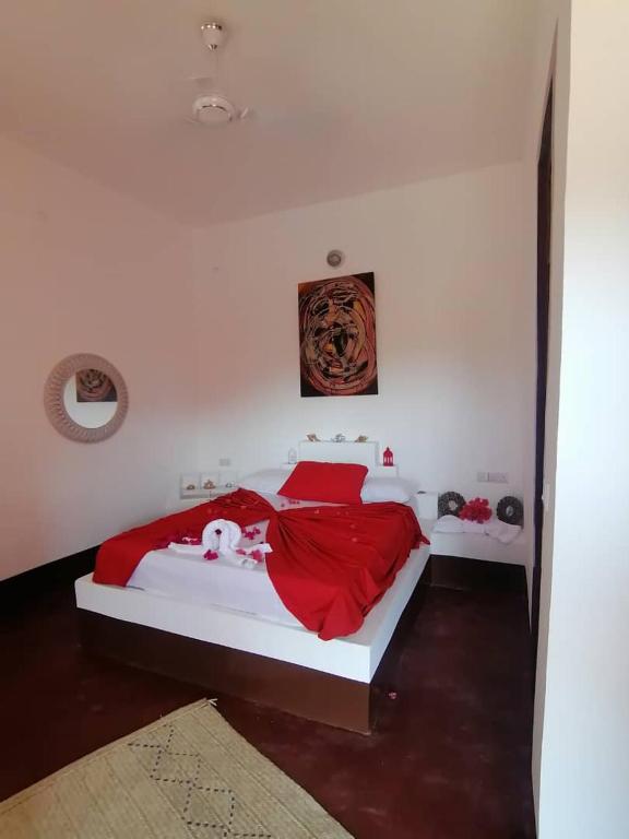 Postel nebo postele na pokoji v ubytování Habibi B&B
