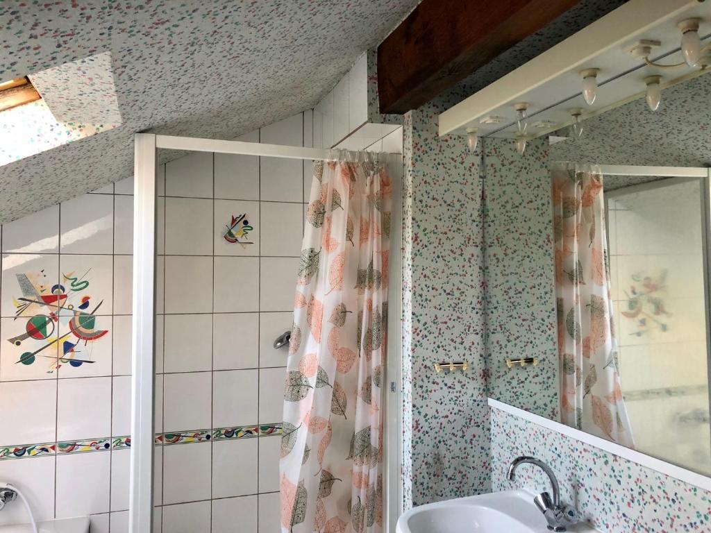 Koupelna v ubytování Haus Koch