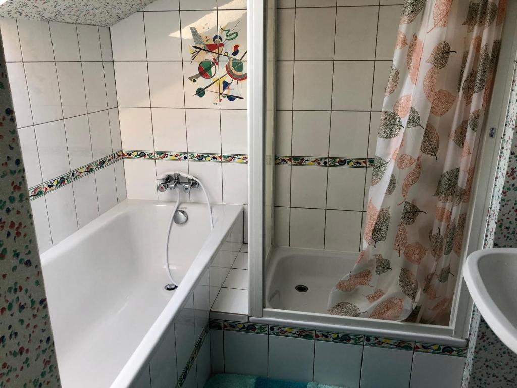 Koupelna v ubytování Haus Koch