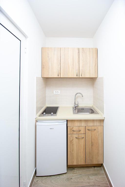 Kuchyňa alebo kuchynka v ubytovaní Apartment Sofija