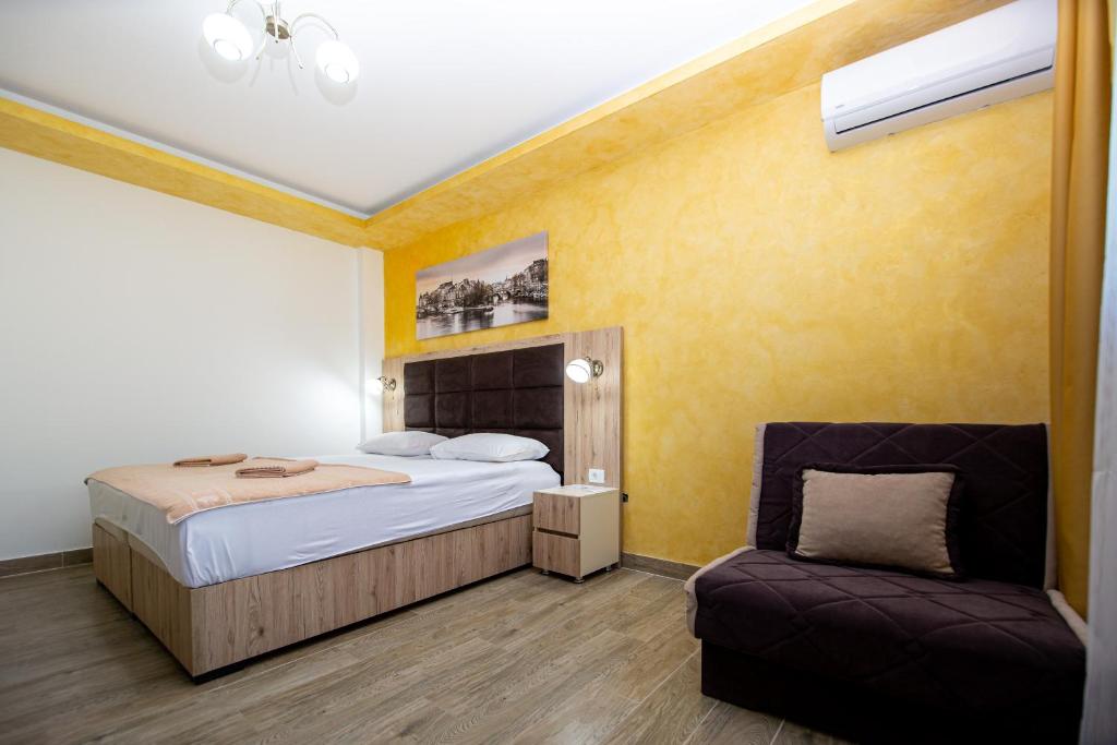 Posteľ alebo postele v izbe v ubytovaní Apartment Sofija