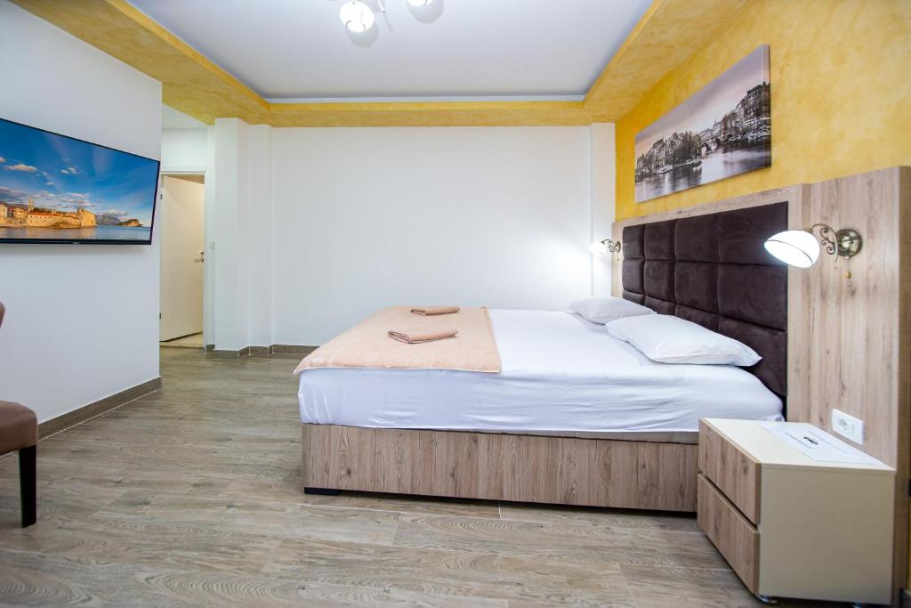 Posteľ alebo postele v izbe v ubytovaní Apartment Sofija