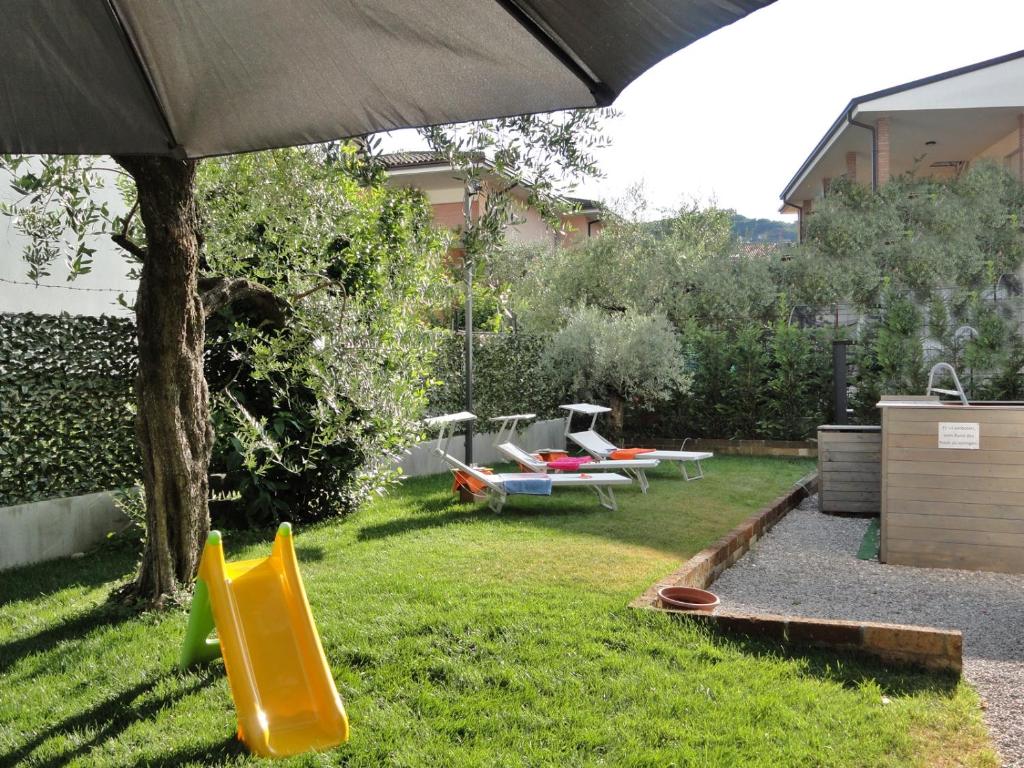 A garden outside Villa Donne del Lago Vittoria