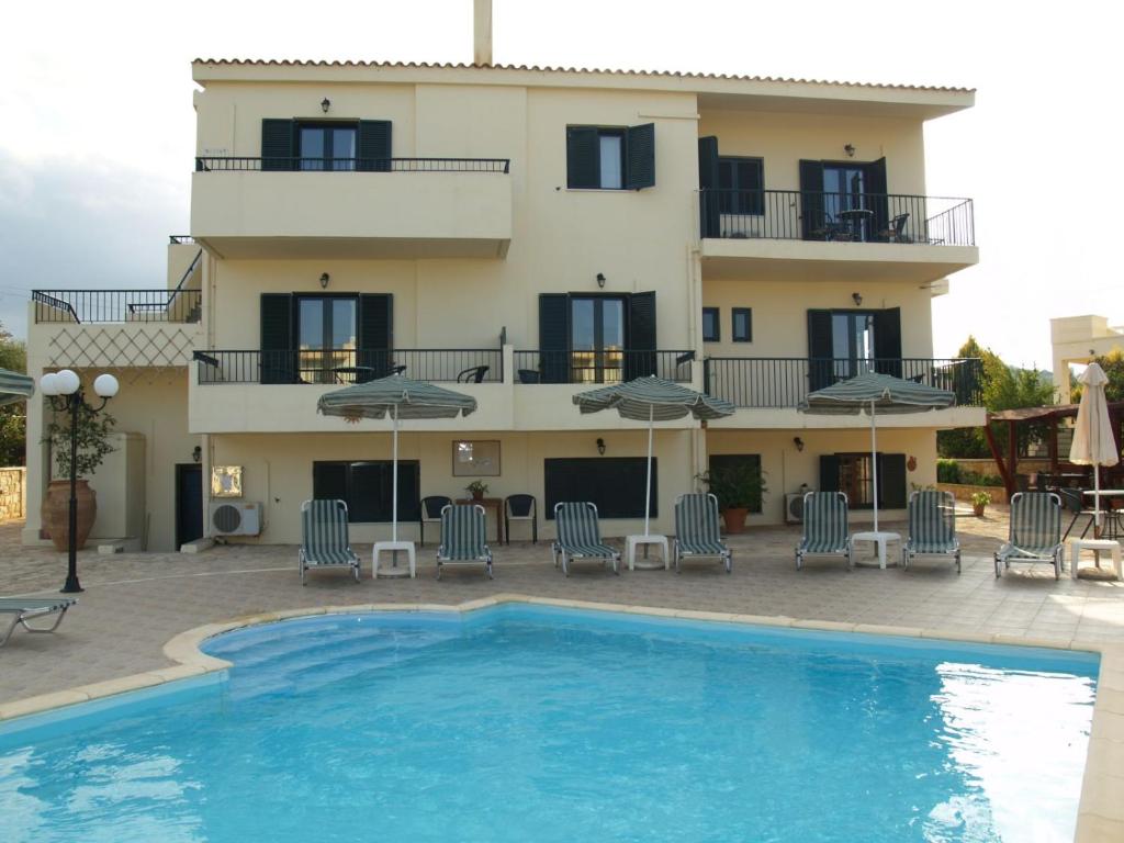 Bazén v ubytování Irida Apartments -EX BLAZIS HOUSE nebo v jeho okolí