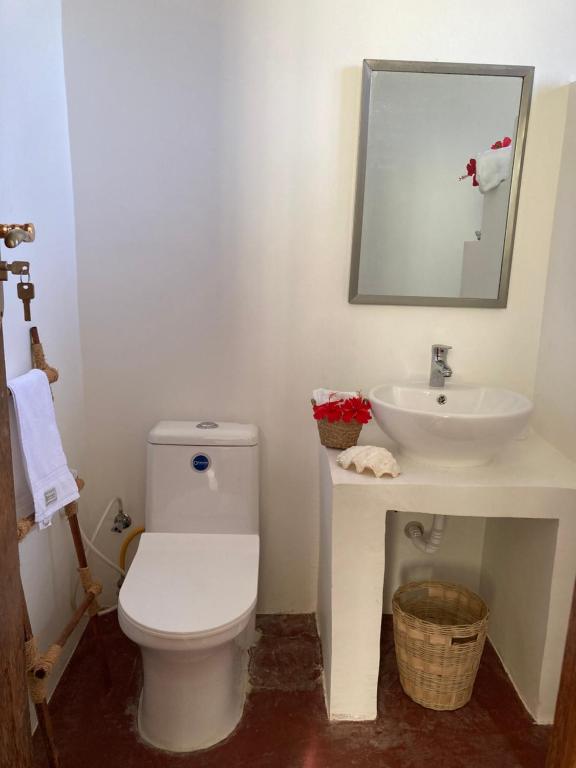 Koupelna v ubytování Habibi B&B
