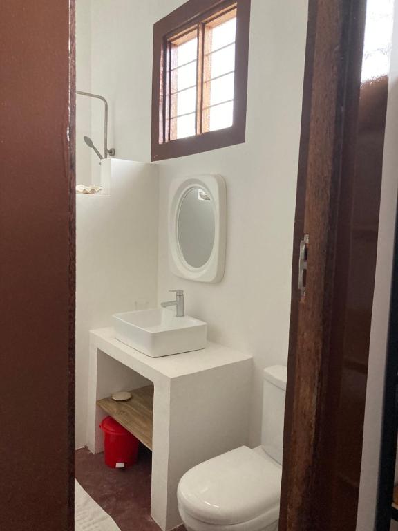 Koupelna v ubytování Habibi B&B