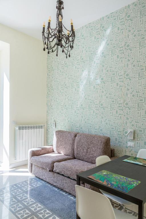 Część wypoczynkowa w obiekcie RomAntica Family Apartment near San Giovanni