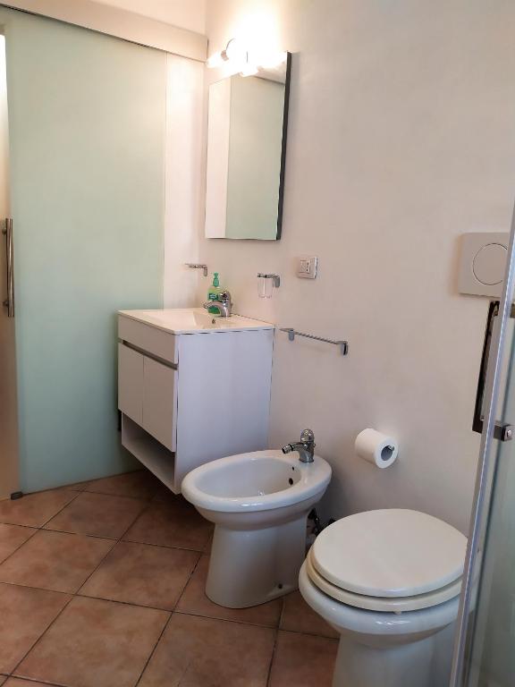 Koupelna v ubytování B&B Luna Blu