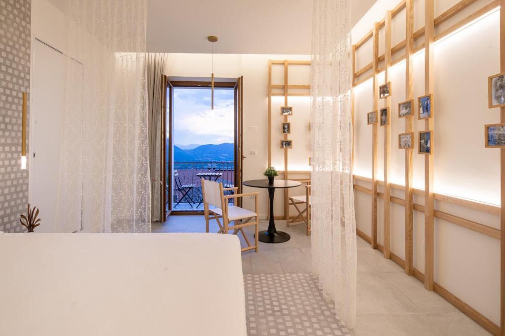 Nespecifikovaný výhled na hory nebo výhled na hory při pohledu z bed and breakfast