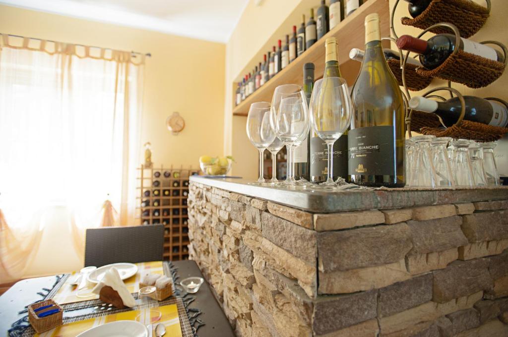 Drankjes bij Bonsai B&B Alghero
