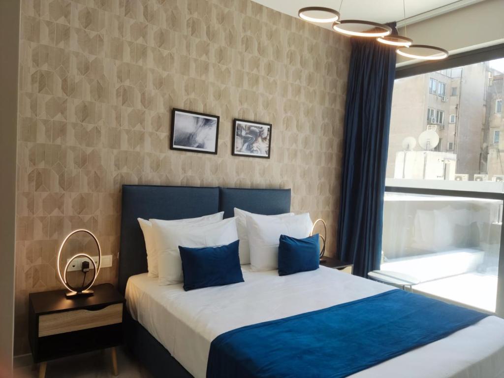 Postel nebo postele na pokoji v ubytování Trendy Hotel by Athens Prime Hotels