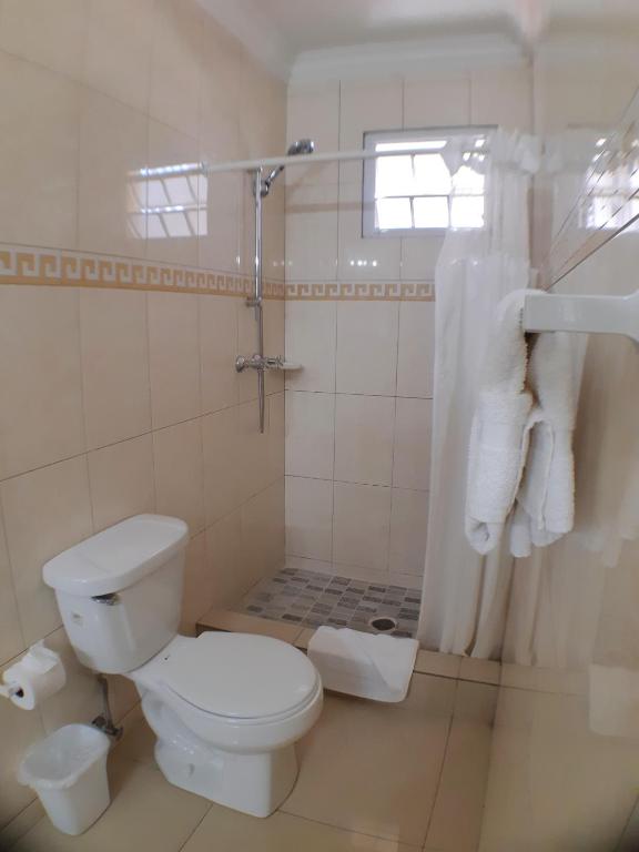 Koupelna v ubytování Baker's Suites