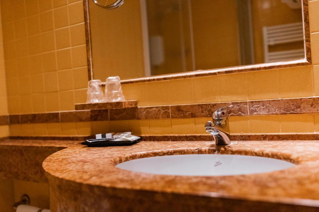 Kúpeľňa v ubytovaní Hotel Crystal
