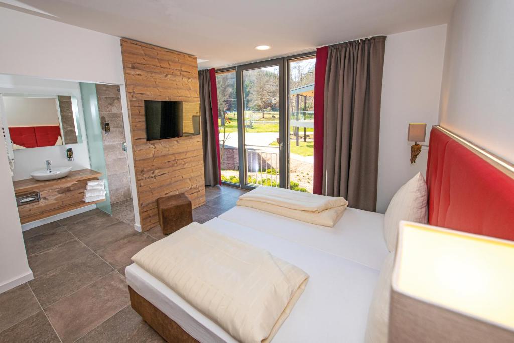 Landhotel Weihermühle - Habitación Doble Con Vistas Al Jardín