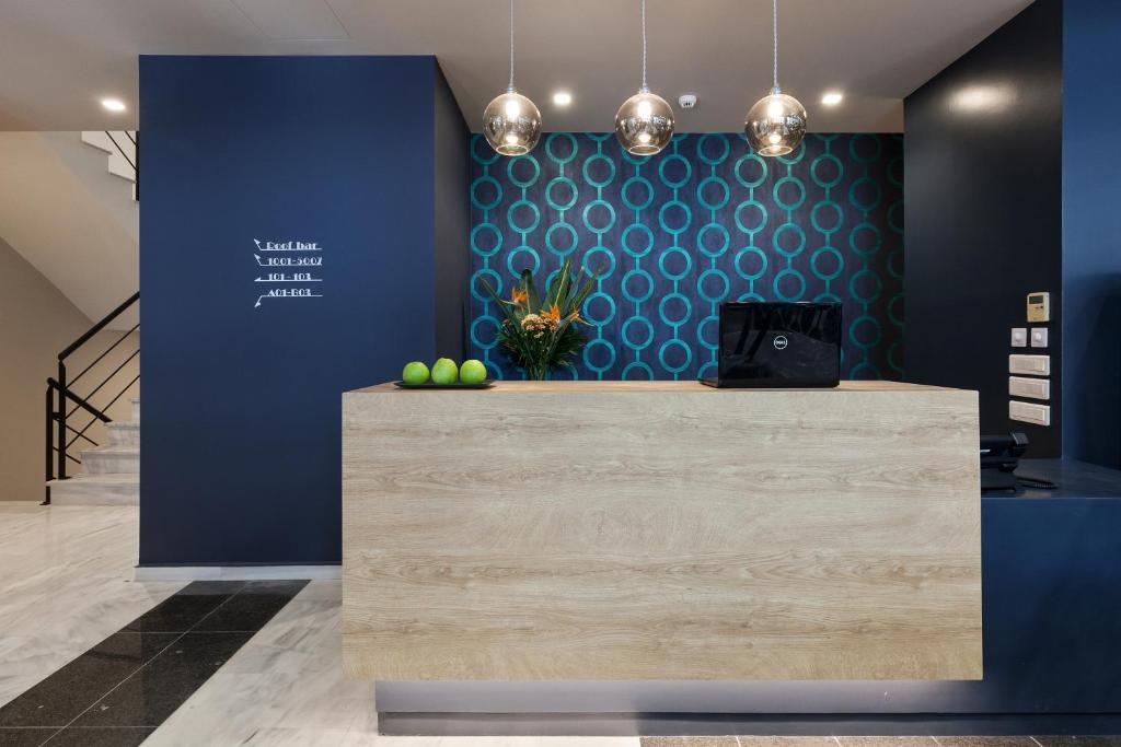 Vstupní hala nebo recepce v ubytování Trendy Hotel by Athens Prime Hotels