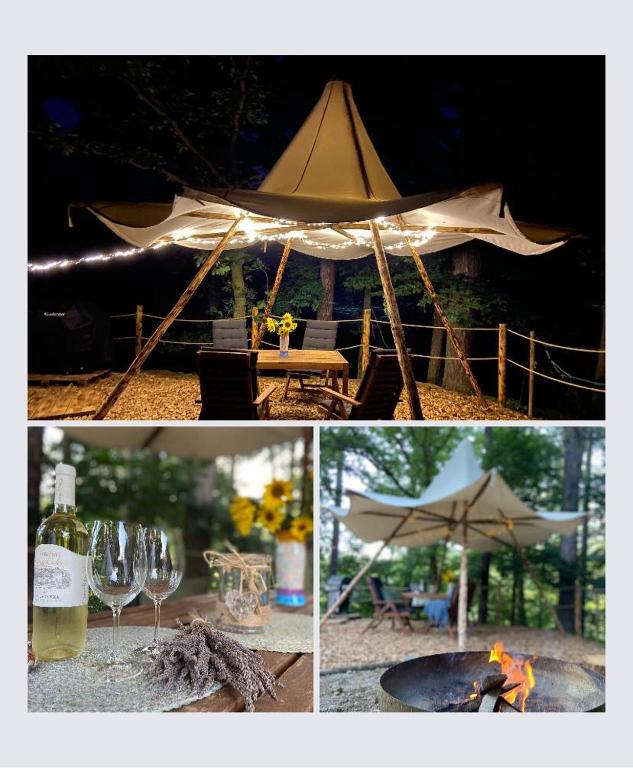 Foto sihtkohas Unhošť asuva majutusasutuse Glamping Nad Meandry galeriist