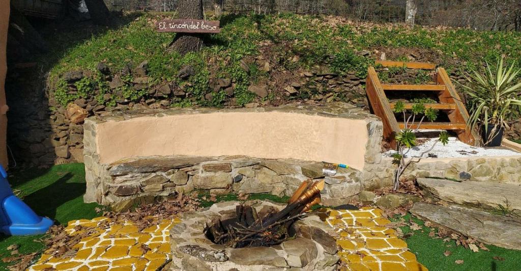 Vonkajšia záhrada v ubytovaní La casa de los Bonales