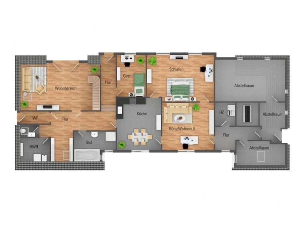 a floor plan of a house with at Boje 34 in Osteel
