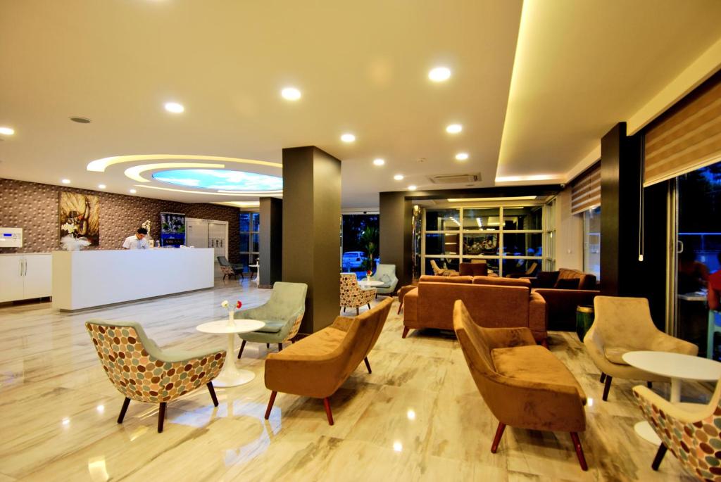 Posezení v ubytování Kleopatra Ramira Hotel - All Inclusive