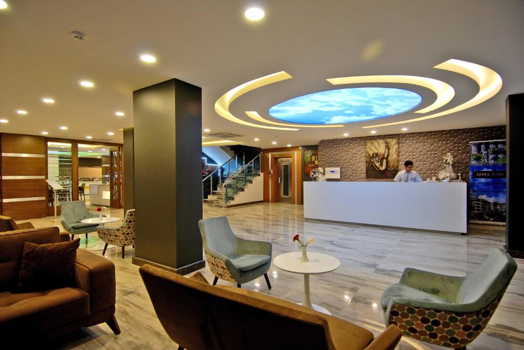 Posezení v ubytování Kleopatra Ramira Hotel - All Inclusive