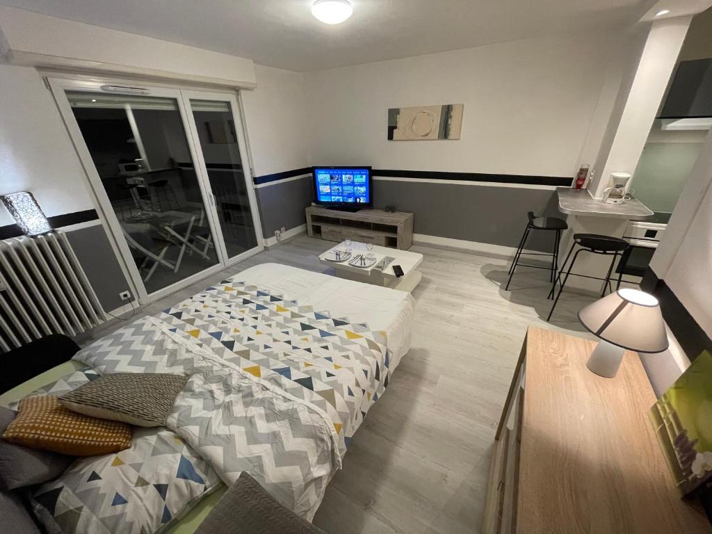 F1 avec Terrasse, 5 min de Colmar, vignoble et free parking – photo 16