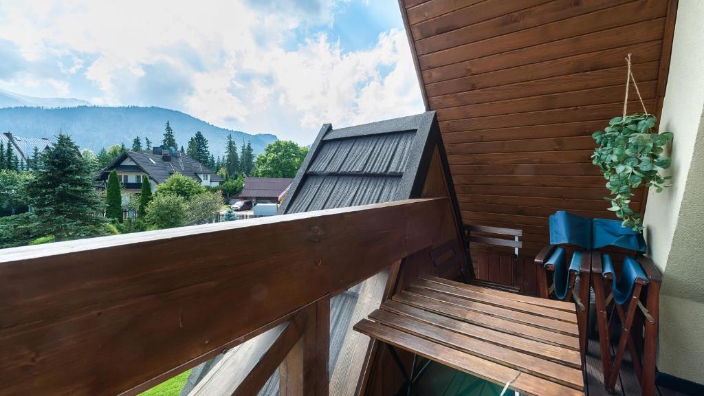 Výhľad na hory alebo výhľad na hory priamo z apartmánu