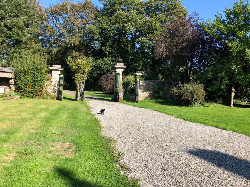 Zahrada ubytování manoir de botcol