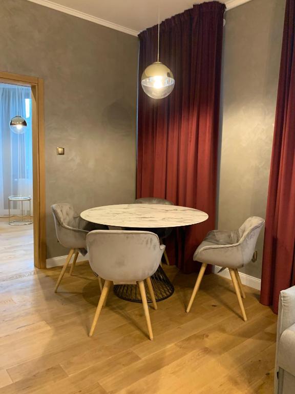 Posezení v ubytování Rosso Aparthotel