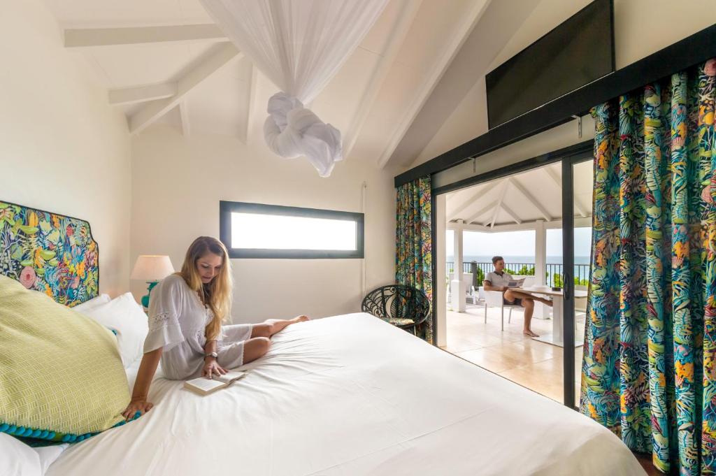 Postel nebo postele na pokoji v ubytování La Toubana Hotel & Spa